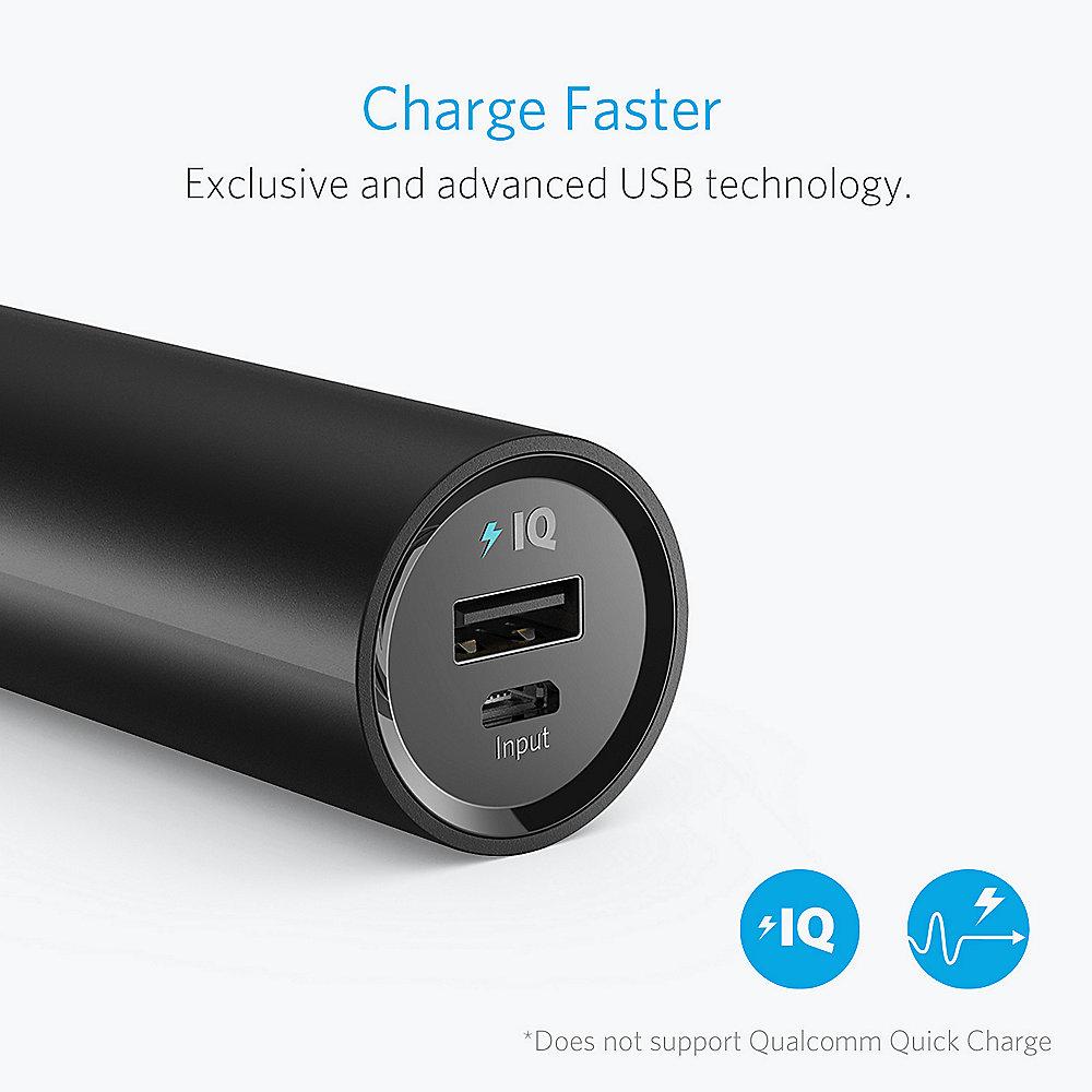 Anker AK-A1109011 PowerCore 5000 mobiles Ladegerät Powerbank 5000mAh schwarz